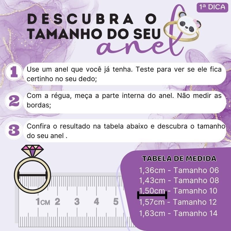 ANEL INFANTIL FLOR FELIZ RESINADA BANHADO A OURO