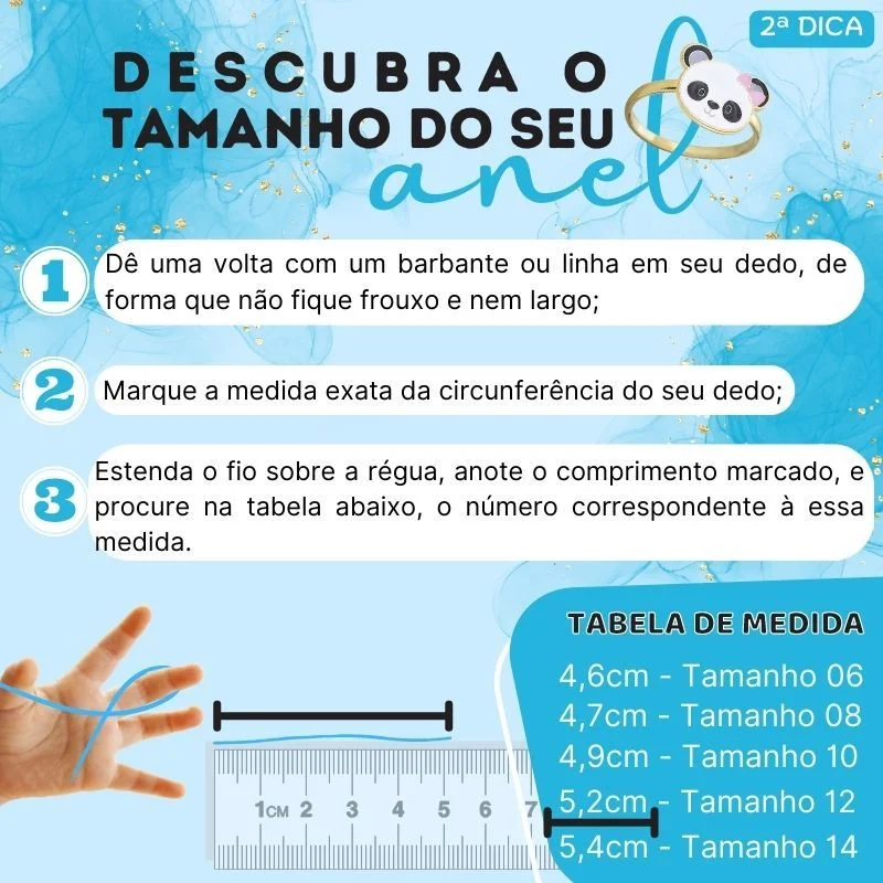 ANEL ABC COM ZIRCONIA CRISTAL - BANHADO EM OURO
