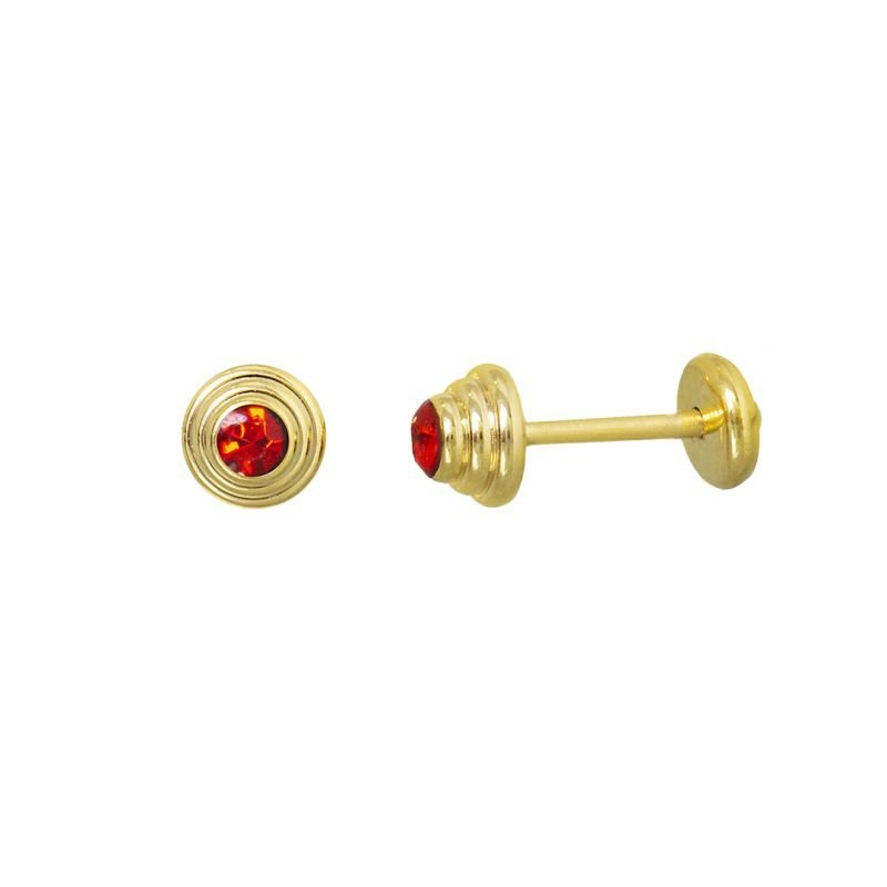BRINCO INFANTIL CAMADAS C/ PEDRINHA BANHADO EM OURO