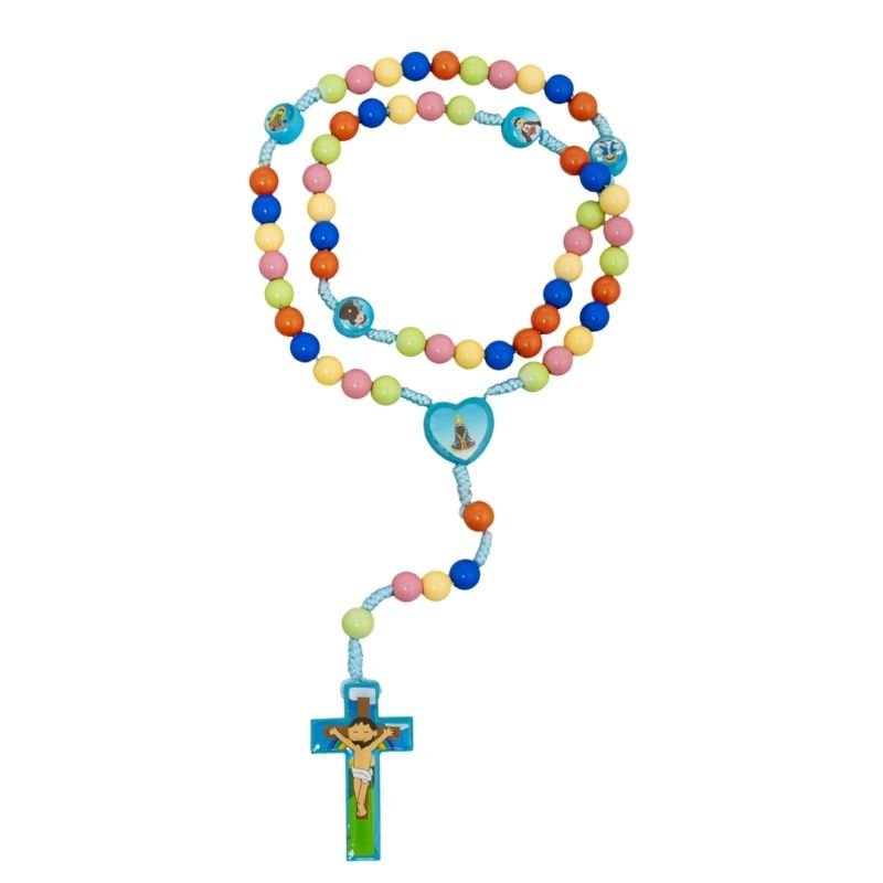 TERÇO INFANTIL NOSSA SENHORA APARECIDA ENTREMEIO CORAÇÃO
