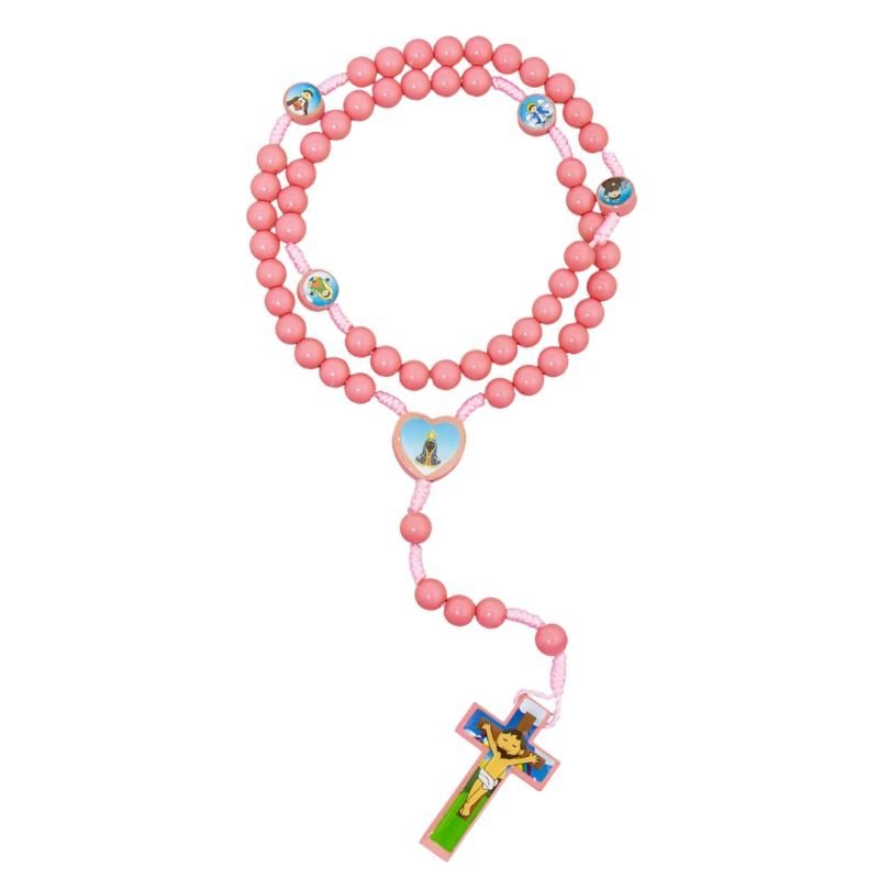 TERÇO INFANTIL NOSSA SENHORA APARECIDA ENTREMEIO CORAÇÃO