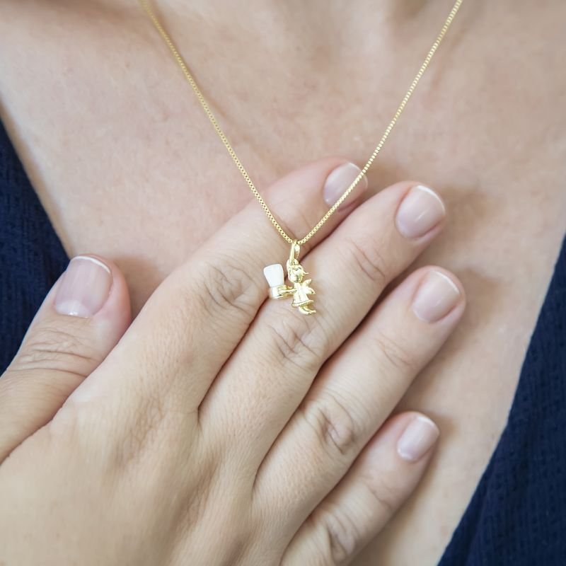 COLAR GUARDIÃO DAS LEMBRANÇAS FADA DO DENTE PARA MAMÃES