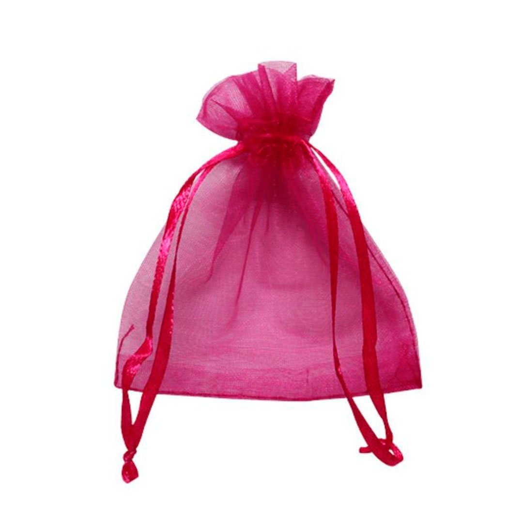 SAQUINHO DE ORGANZA 11,5X9,5 - EMBALAGEM JUKKÊ FOLHEADOS