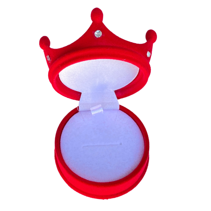 PORTA-JOIAS COROA INFANTIL PARA ANEL E COLAR JUKKÊ