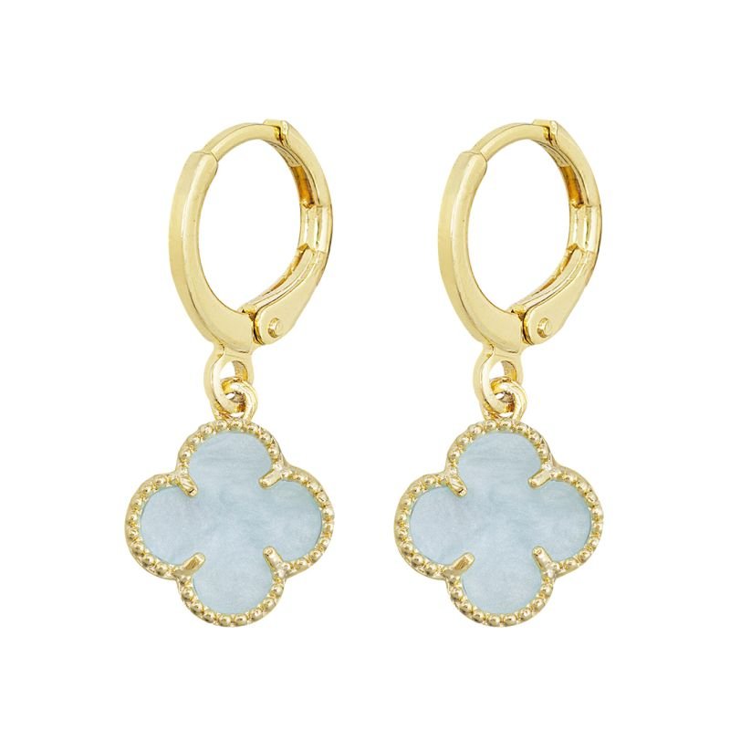 BRINCO INFANTIL ARGOLINHA COM TREVO BANHADO EM OURO