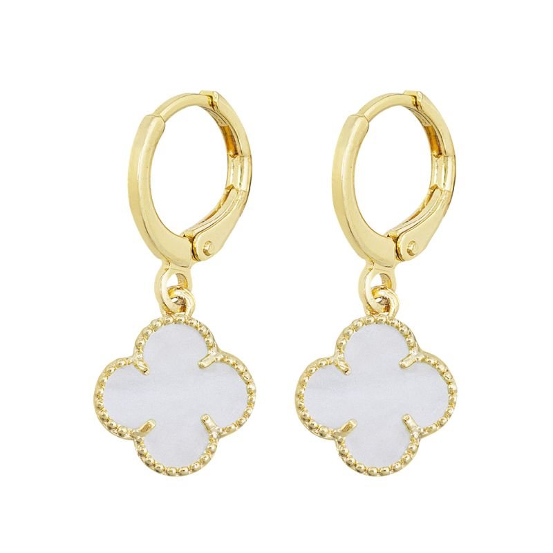 BRINCO INFANTIL ARGOLINHA COM TREVO BANHADO EM OURO