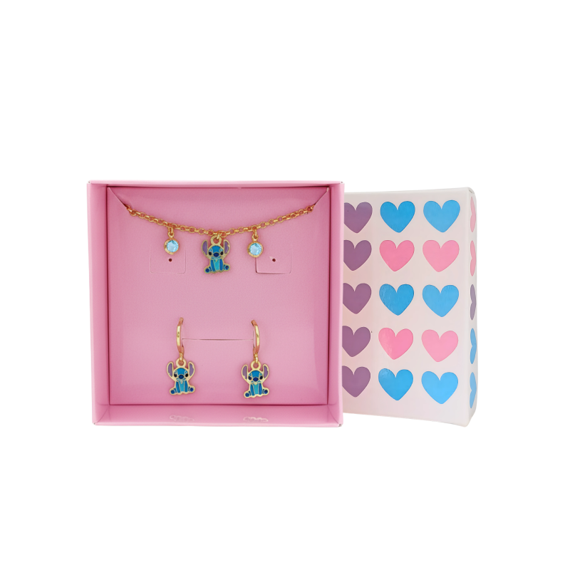 CONJUNTO INFANTIL BRINCO ARGOLINHA E PULSEIRA URSINHO RESINADOS BANHADO EM OURO