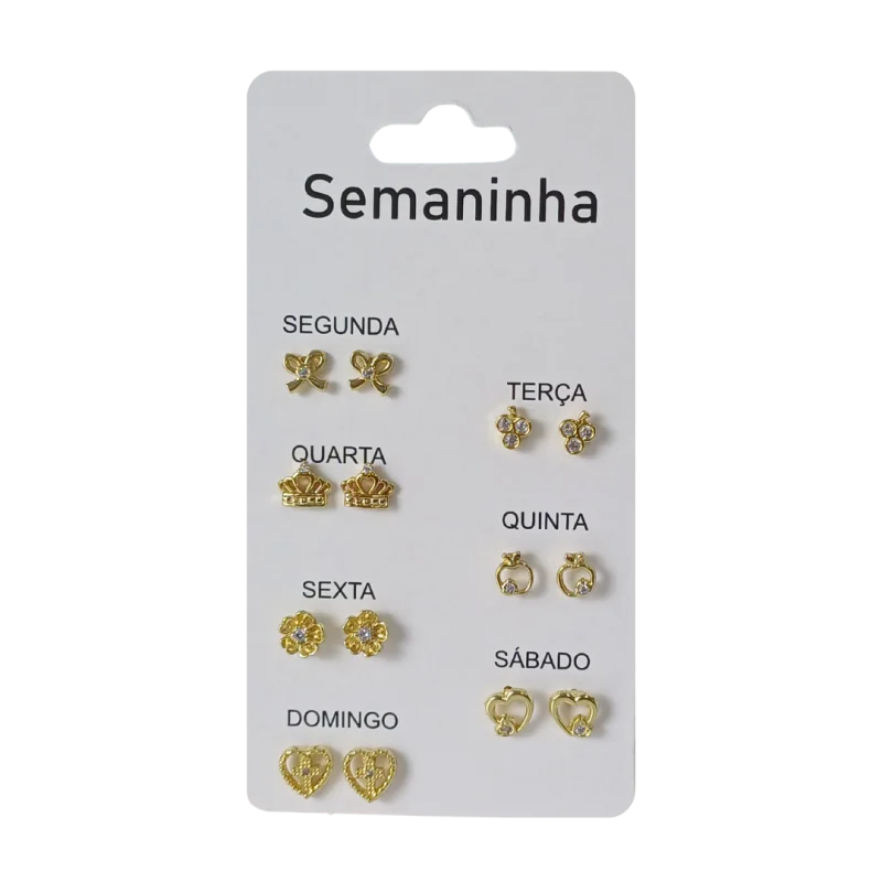 KIT SEMANINHA INFANTIL 1 - BANHADOS EM OURO