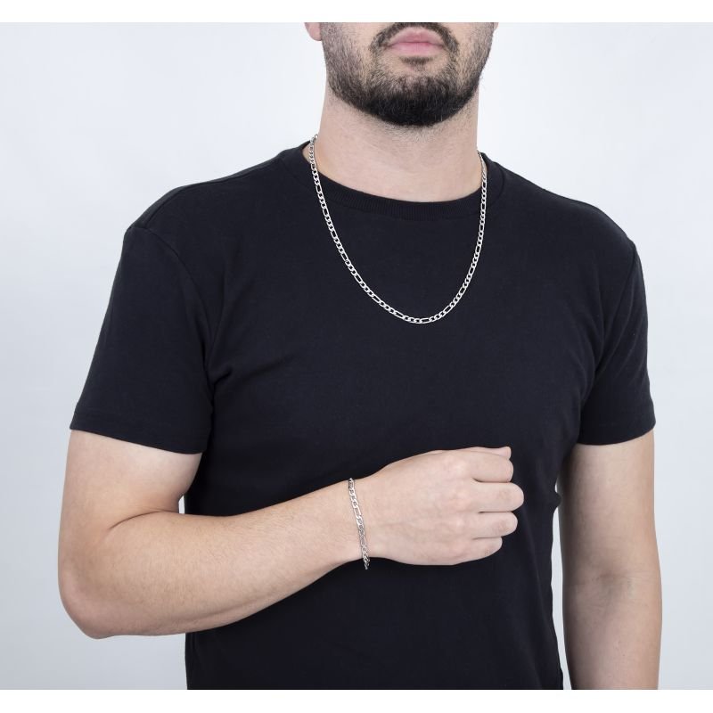 PULSEIRA MASCULINA PARA OS PAPAIS EM AÇO INOX 3X1
