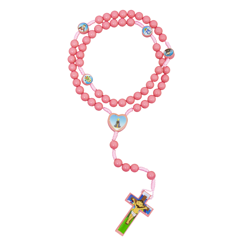 TERÇO INFANTIL NOSSA SENHORA APARECIDA ENTREMEIO CORAÇÃO