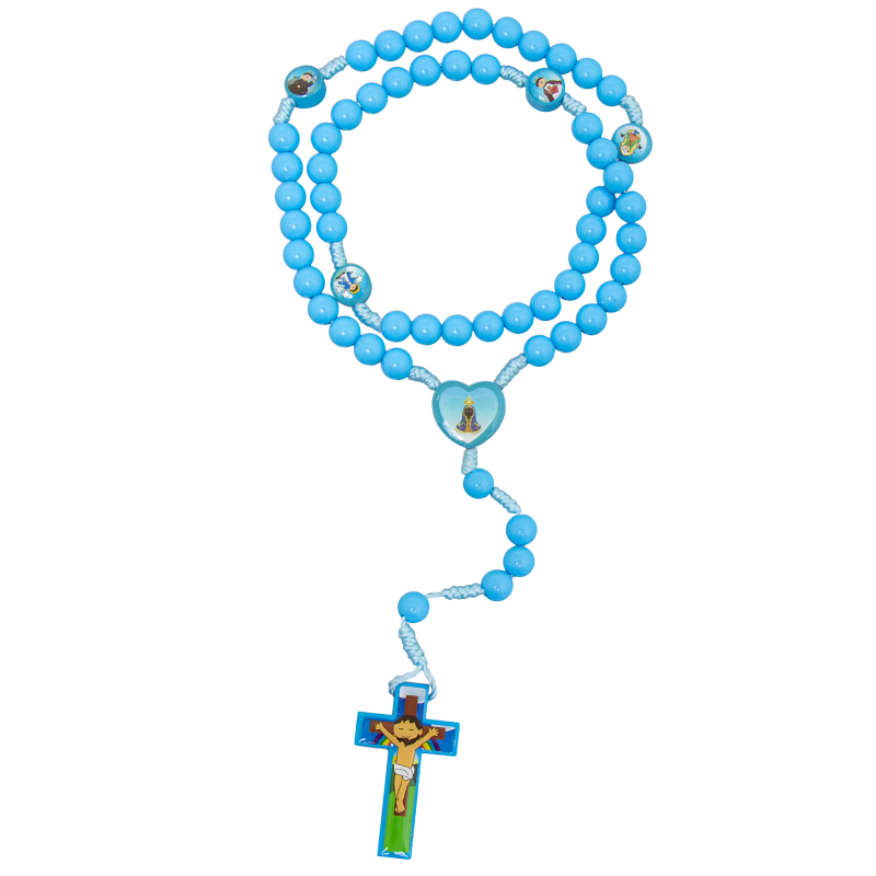 TERÇO INFANTIL NOSSA SENHORA APARECIDA ENTREMEIO CORAÇÃO